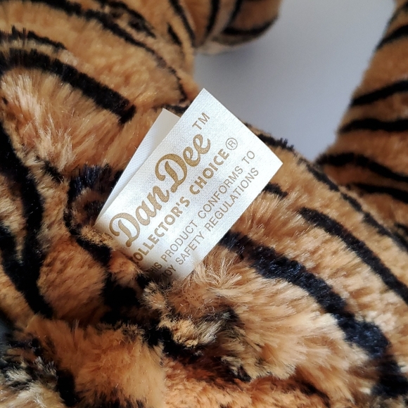 Dan Dee Collectors Choice Wild Thing Stuffed Plush Tiger Toy - Picture 9 of 10